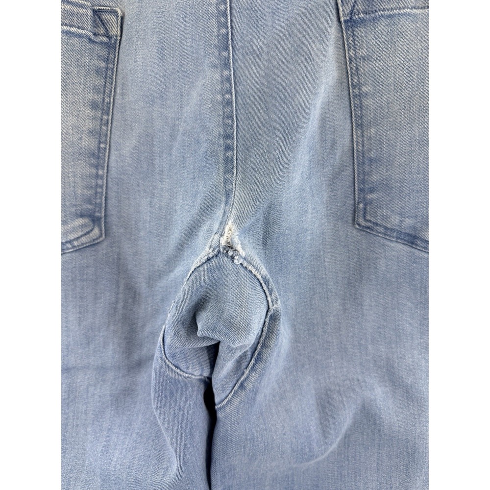 Barbell Apparel Jeans Mens 38 Blue Athletic Straight Fit Light Wash, FLAW - Picture 6 of 12